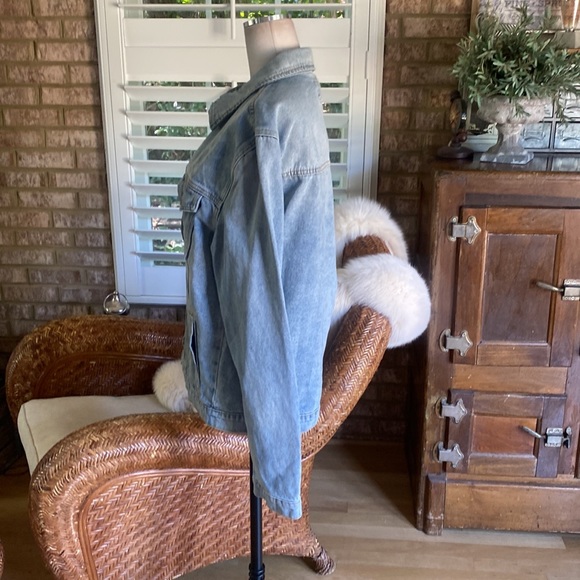 SAINT MORTA VINTAGE JEAN DENIM JACKET BUTTON XL NEW - Picture 4 of 11